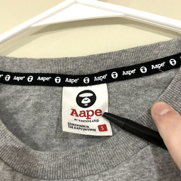 Aape By A Bathing Ape Camo Logo Shirt - Picture 5 of 8